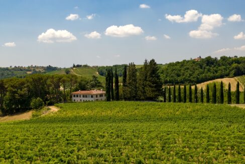 Villa sulle colline del Chianti